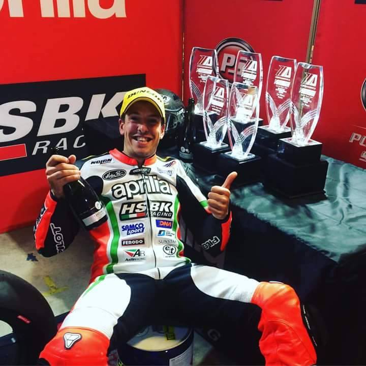 APRILIA HSBK RACING’S CLAUDIO CORTI DOES THE DOUBLE DOUBLE AT NEW JERSEY MOTORSPORTS PARK