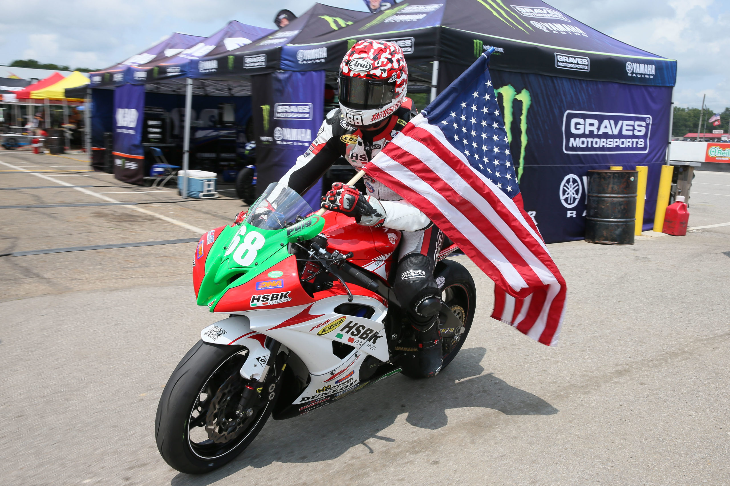 HSBK RACING’S DOMINGUEZ TAKES DOUBLE RACE WINS IN AMA PRO SUPERSPORT AT MID-OHIO