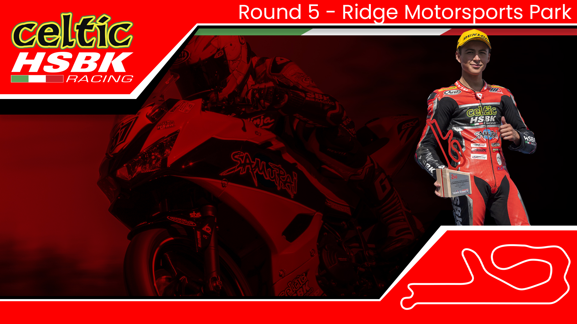 Celtic HSBK Racing Sam Lochoff is ready for the top step at The Ridge (2020 MotoAmerica Round 5)