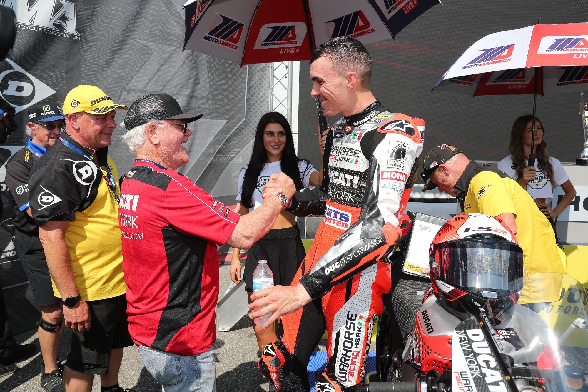 Warhorse HSBK Racing Ducati Team Nabs First Podium of Season at VIR MotoAmerica