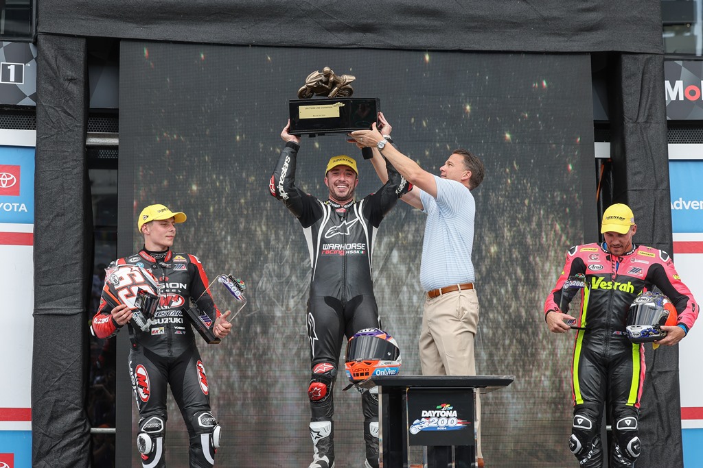 Josh Herrin and the Warhorse HSBK Racing Ducati Team Show Perfection For The 2024 Daytona 200 Win