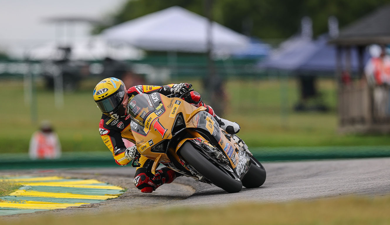 Herrin and Warhorse HSBK Ducati Maintain MotoAmerica Superbike Lead After VIR Setback