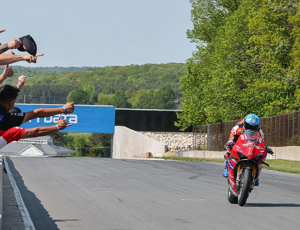 Josh Herrin is picture perfect with two wins on the Ducati Panigale V4 R to celebrate a new start in life