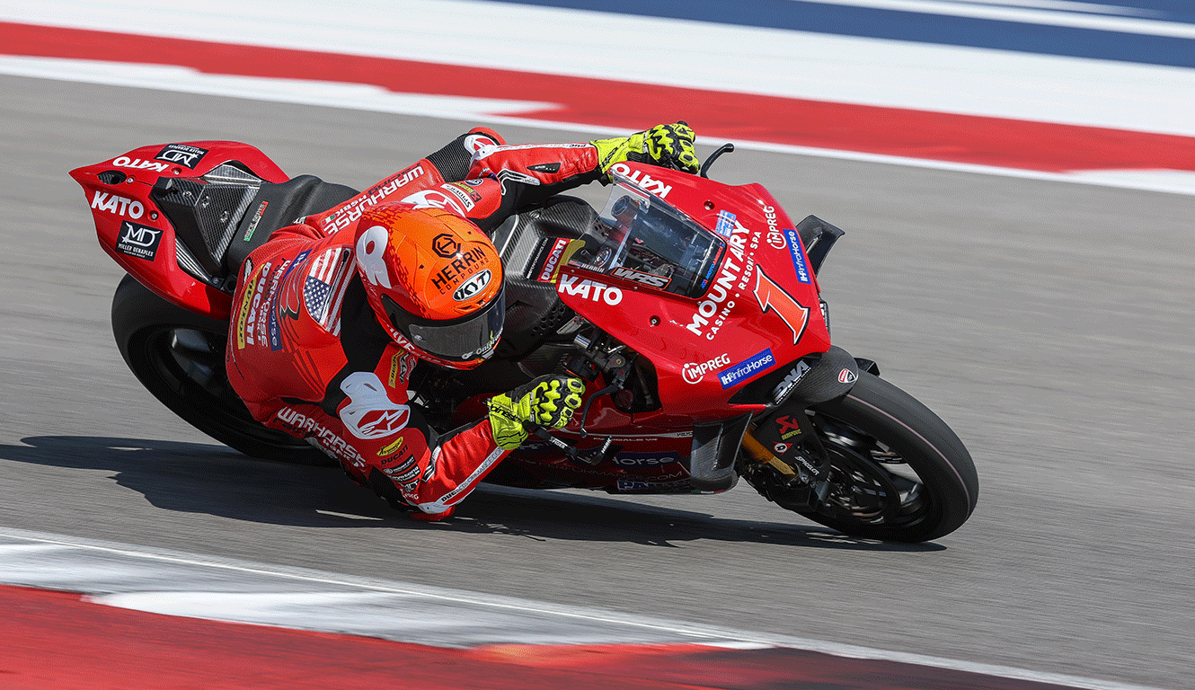 Warhorse HSBK Racing Ducati and Josh Herrin Battle into Championship Contention After Texas Round